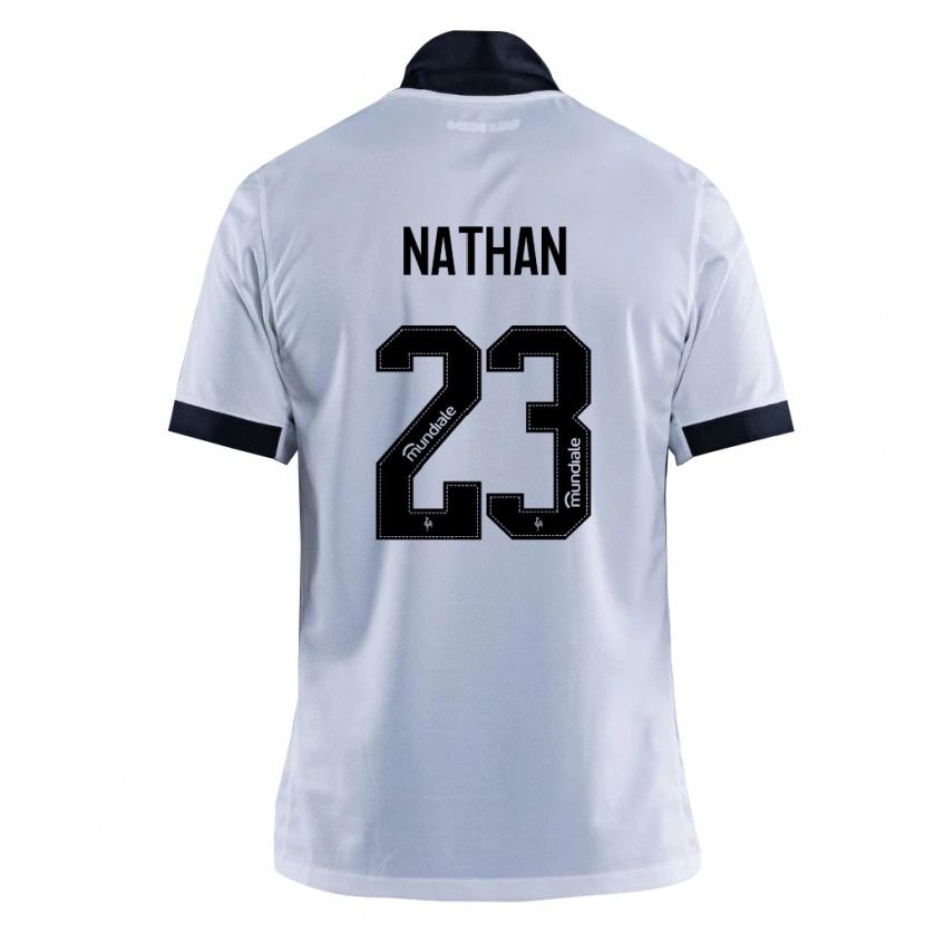 DanxenメンズNathan#23黒白アウェイシャツ2026/27ジャージーユニフォーム