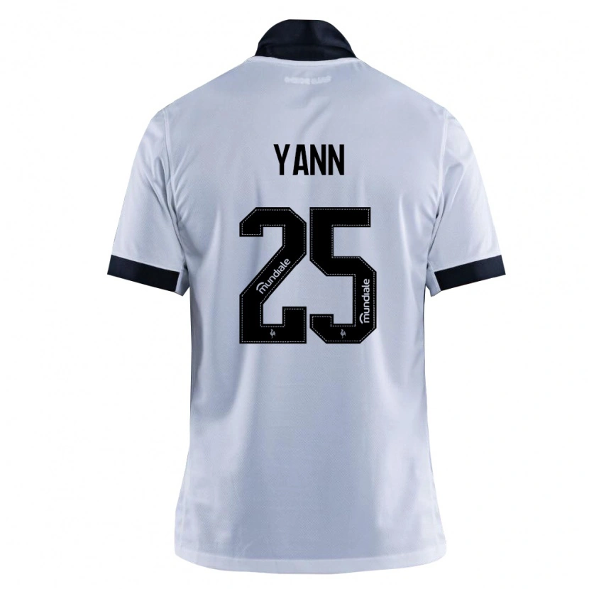 DanxenメンズYann Neves#25黒白アウェイシャツ2026/27ジャージーユニフォーム