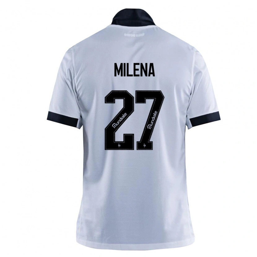 DanxenメンズMilena#27黒白アウェイシャツ2026/27ジャージーユニフォーム