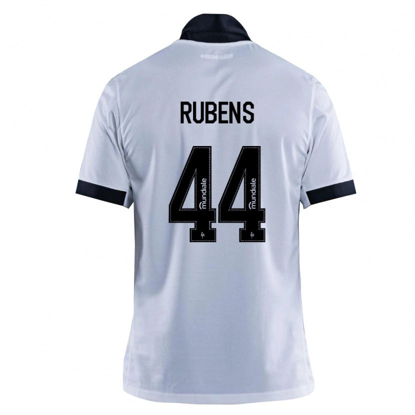DanxenメンズRubens#44黒白アウェイシャツ2026/27ジャージーユニフォーム