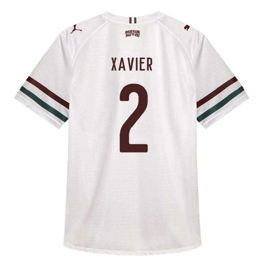 DanxenメンズSamuel Xavier#2白緑バーガンディアウェイシャツ2026/27ジャージーユニフォーム