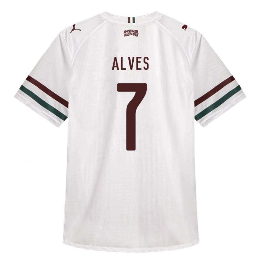 DanxenメンズGeovana Alves#7白緑バーガンディアウェイシャツ2026/27ジャージーユニフォーム