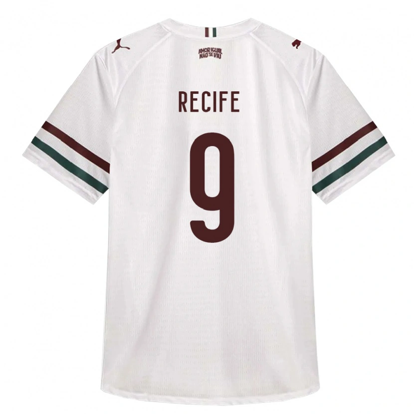 DanxenメンズTiago Recife#9白緑バーガンディアウェイシャツ2026/27ジャージーユニフォーム