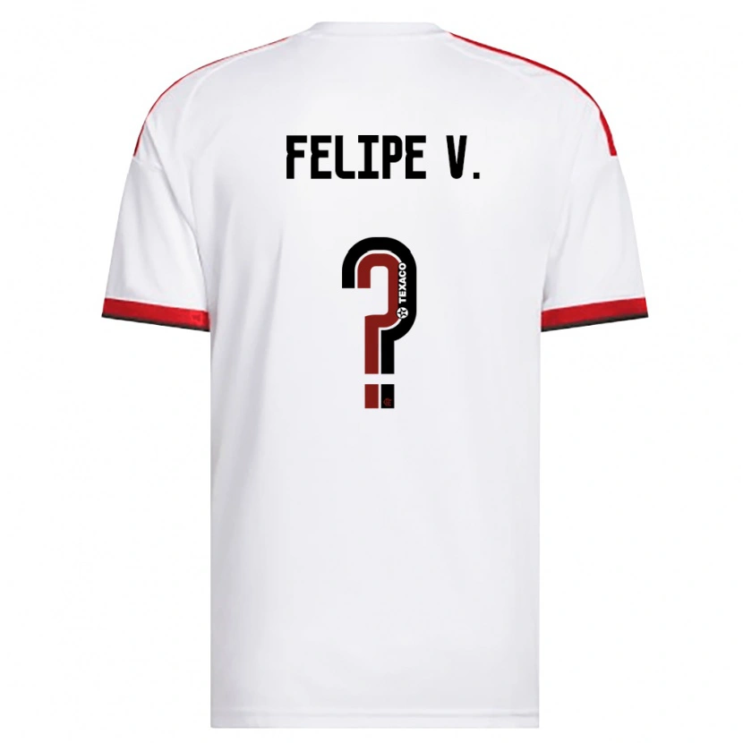 DanxenメンズFelipe Vieira#0白赤黒アウェイシャツ2026/27ジャージーユニフォーム