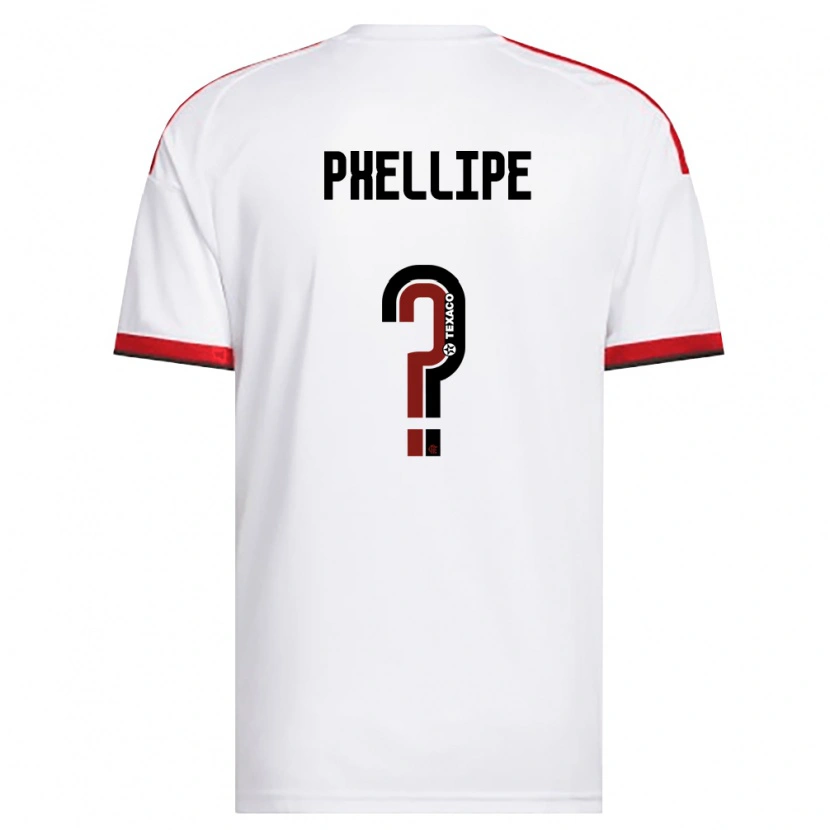 DanxenメンズPhellipe#0白赤黒アウェイシャツ2026/27ジャージーユニフォーム