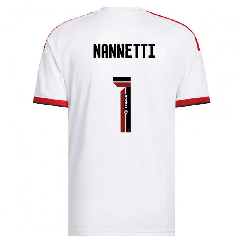 DanxenメンズLéo Nannetti#1白赤黒アウェイシャツ2026/27ジャージーユニフォーム