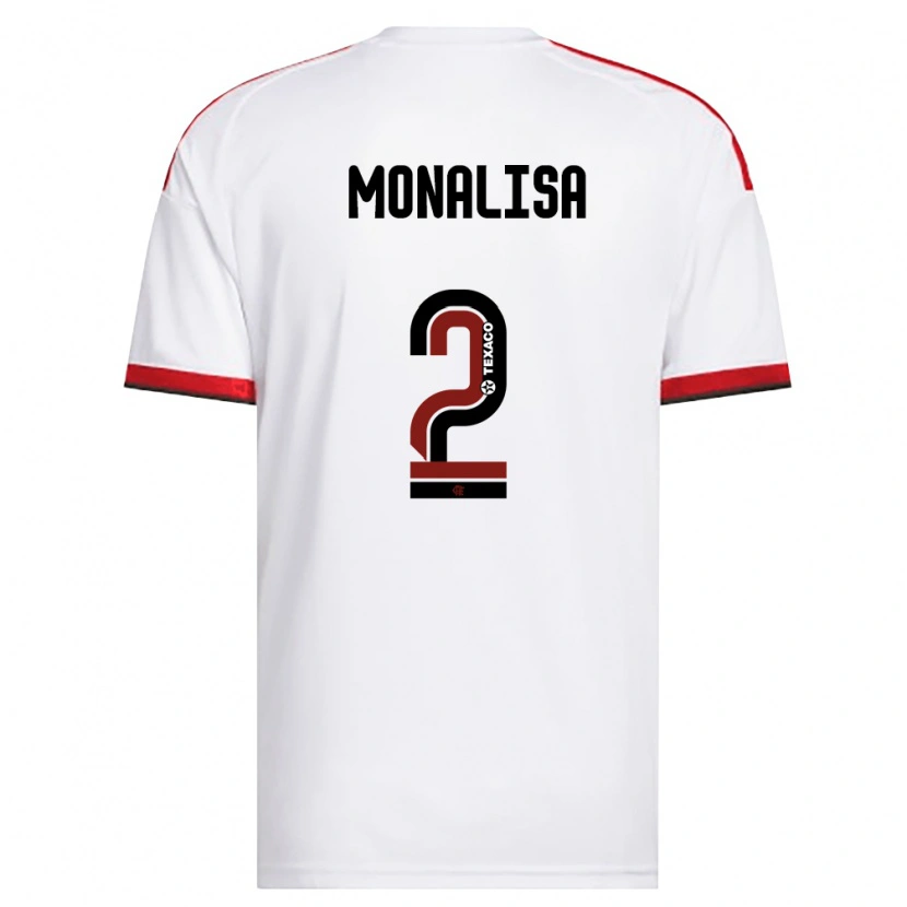 DanxenメンズMonalisa#2白赤黒アウェイシャツ2026/27ジャージーユニフォーム