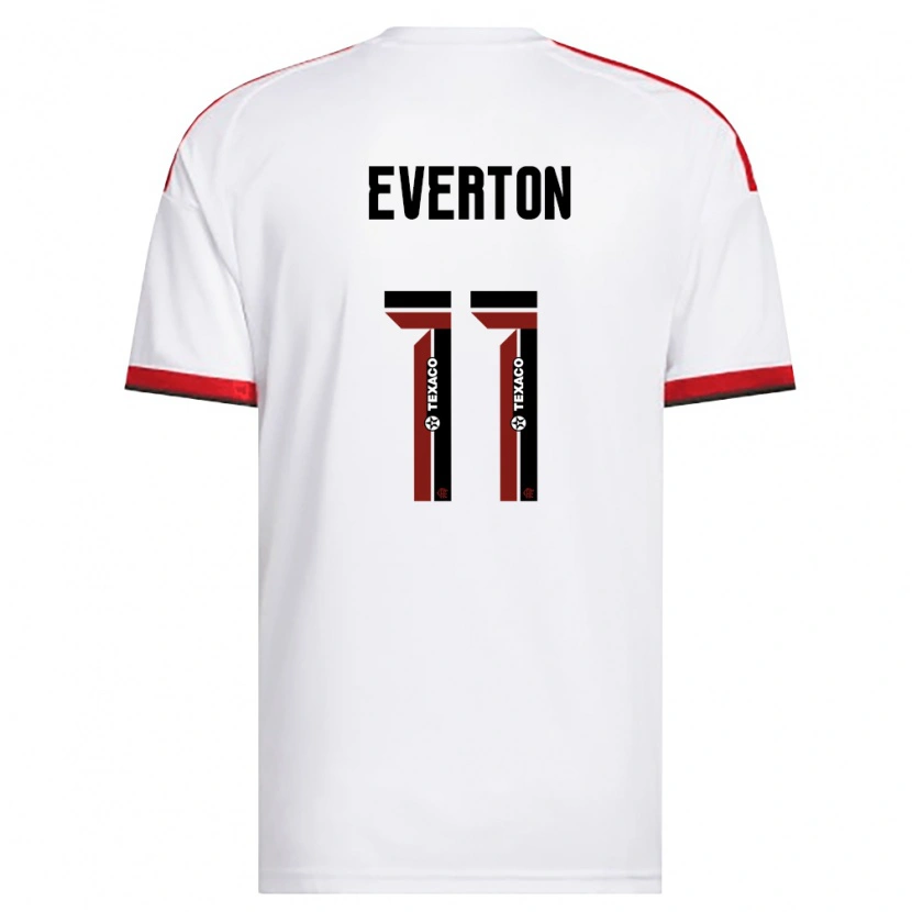 DanxenメンズEverton#11白赤黒アウェイシャツ2026/27ジャージーユニフォーム