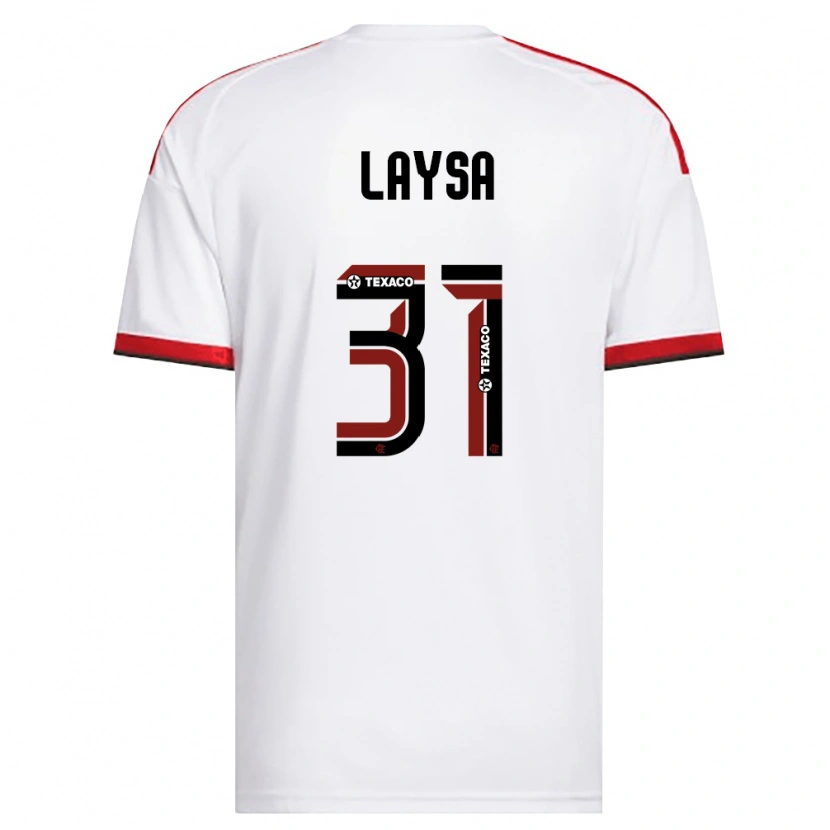 DanxenメンズLaysa#31白赤黒アウェイシャツ2026/27ジャージーユニフォーム