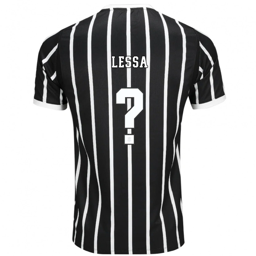 DanxenメンズJohn Lessa#0黒白赤アウェイシャツ2026/27ジャージーユニフォーム