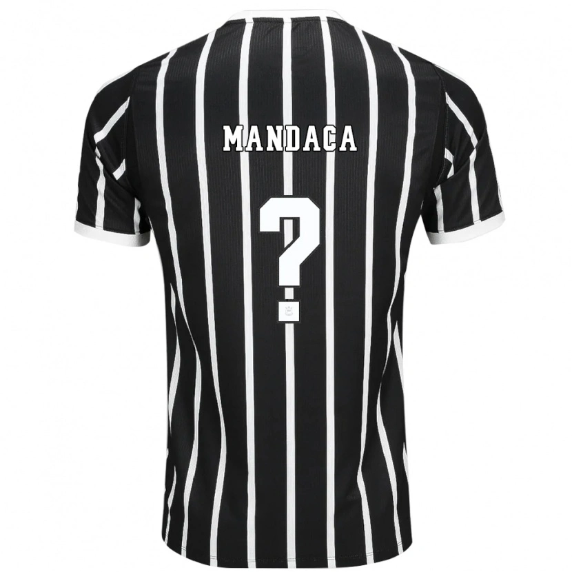 DanxenメンズMandaca#0黒白赤アウェイシャツ2026/27ジャージーユニフォーム