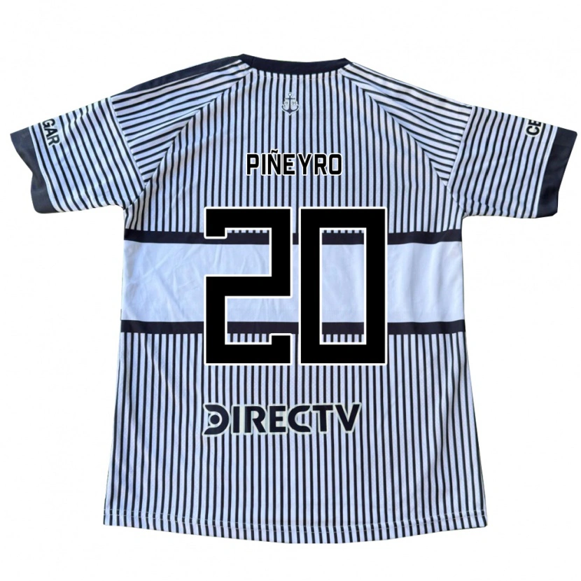 DanxenメンズJoaquín Piñeyro#20白黒黄アウェイシャツ2026/27ジャージーユニフォーム