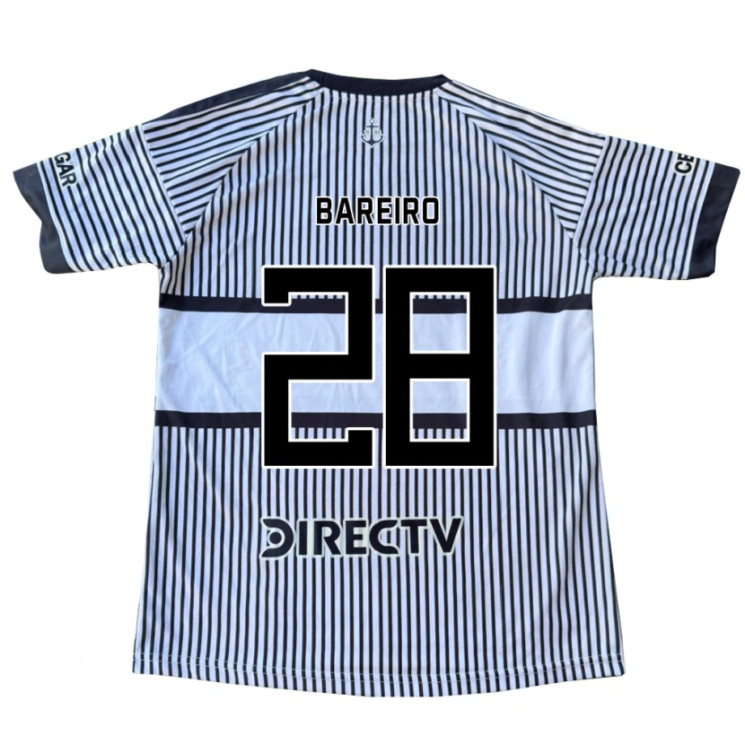 Danxenメンズアダム・バレイロ#28白黒黄アウェイシャツ2026/27ジャージーユニフォーム