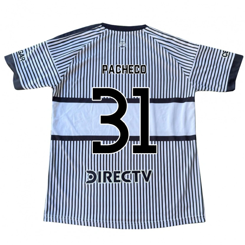 DanxenメンズCostanza Pacheco#31白黒黄アウェイシャツ2026/27ジャージーユニフォーム