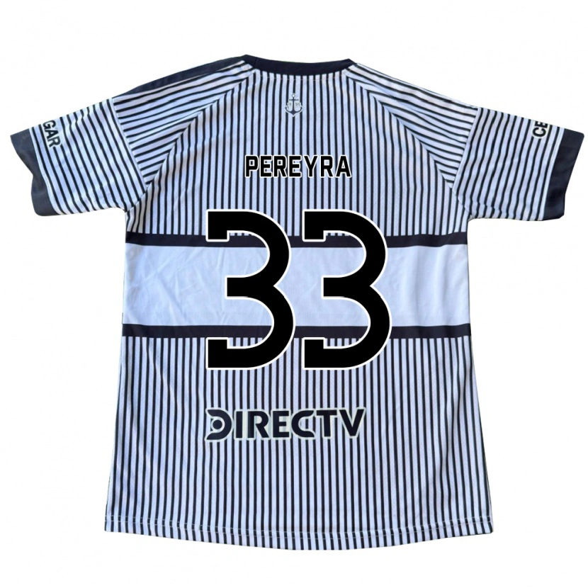 DanxenメンズAraceli Pereyra#33白黒黄アウェイシャツ2026/27ジャージーユニフォーム