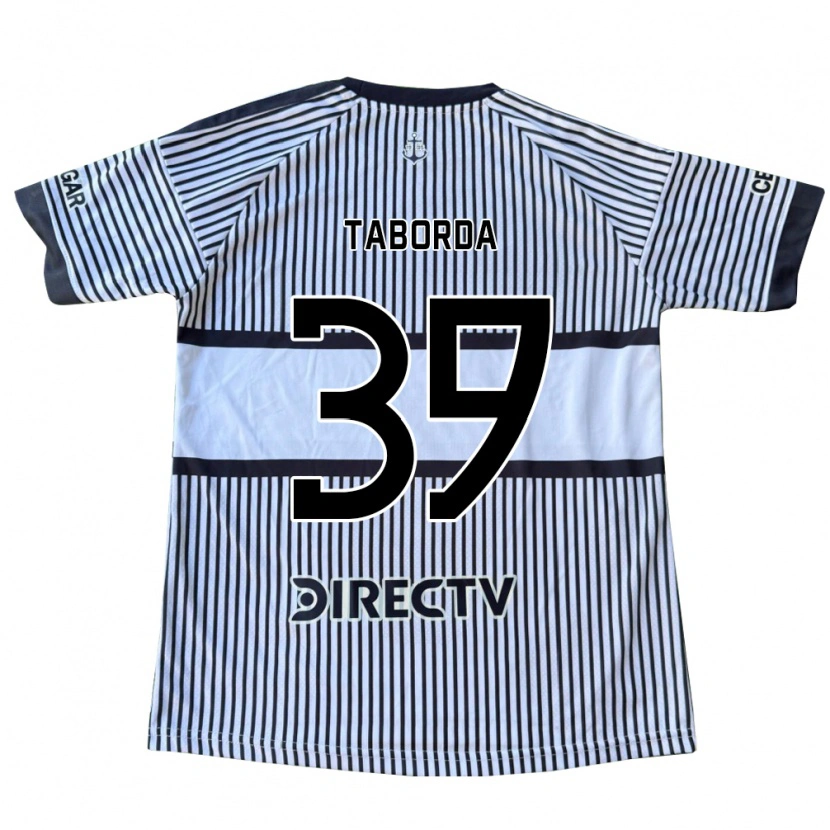 DanxenメンズVicente Taborda#39白黒黄アウェイシャツ2026/27ジャージーユニフォーム