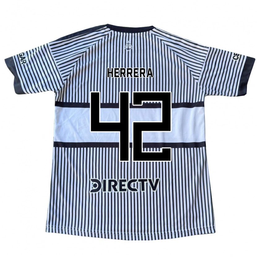 DanxenメンズFacundo Herrera#42白黒黄アウェイシャツ2026/27ジャージーユニフォーム