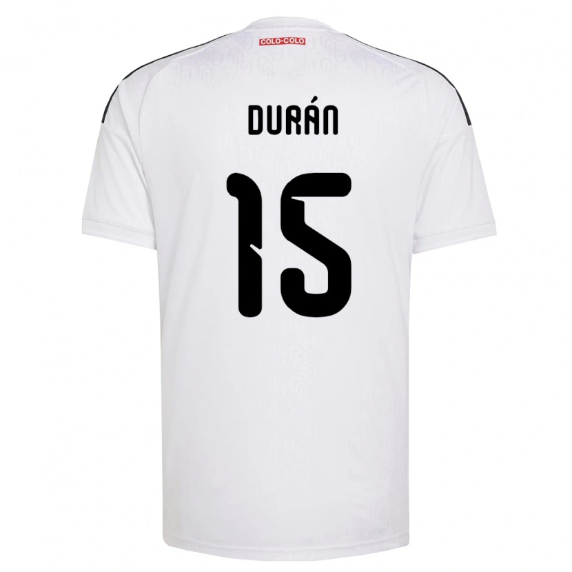 DanxenレディースJosé Durán#15白黒ホームシャツ2026/27ジャージーユニフォーム