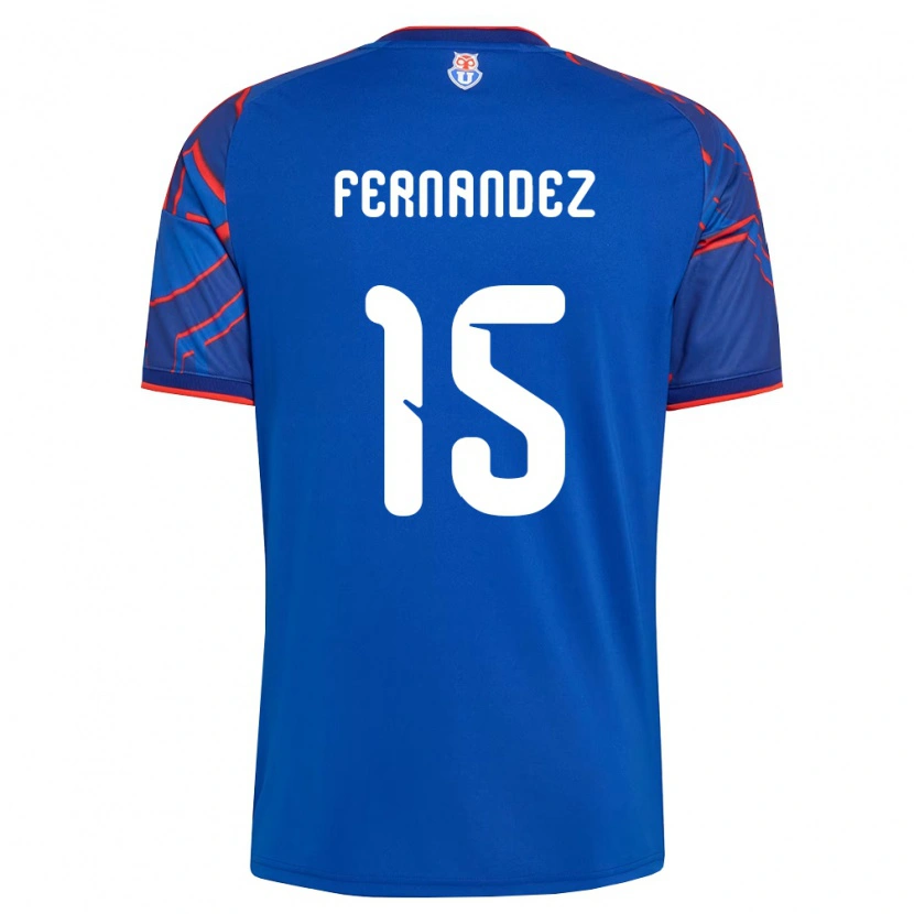 Danxenレディースビセンテ・フェルナンデス#15ロイヤルブルー赤ホームシャツ2026/27ジャージーユニフォーム