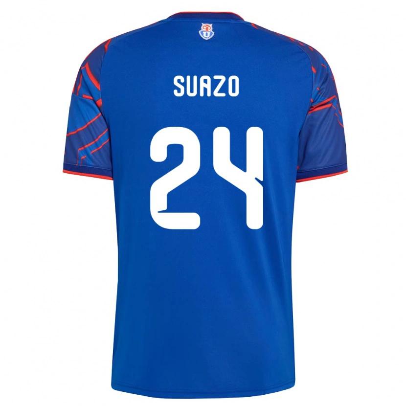 Danxenレディースソーン・スアゾ#24ロイヤルブルー赤ホームシャツ2026/27ジャージーユニフォーム