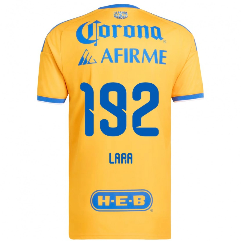 DanxenレディースMiguel Lara#192黄色青ホームシャツ2026/27ジャージーユニフォーム