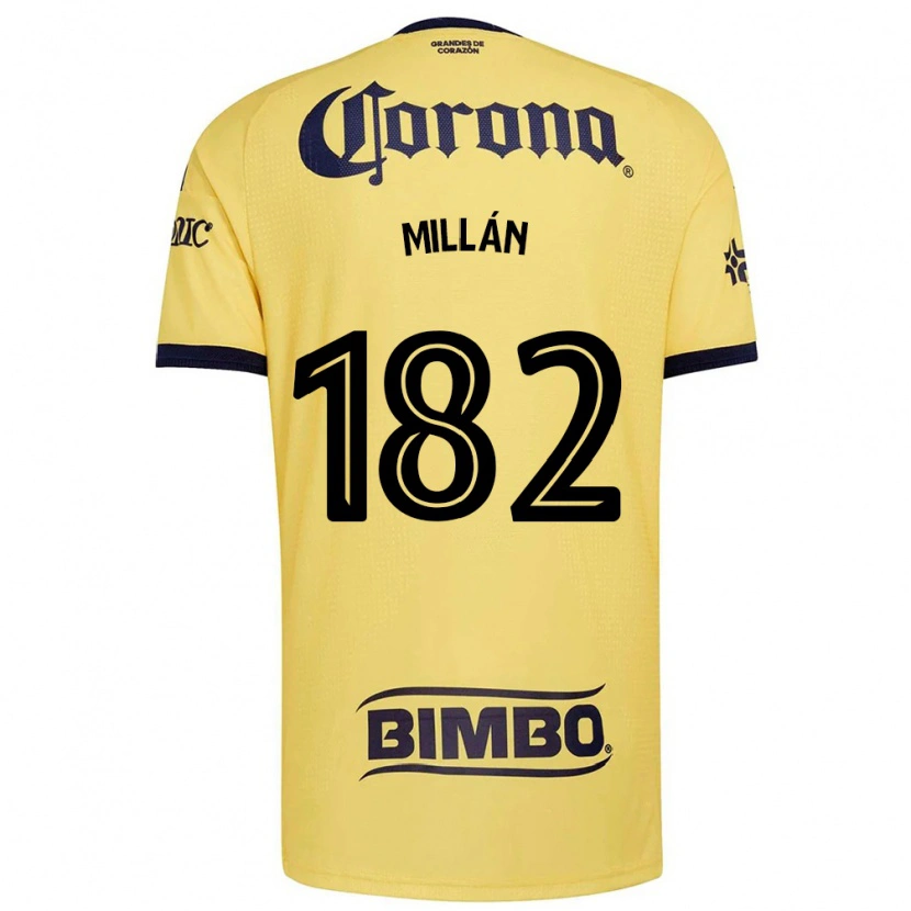 DanxenレディースDaniel Millán#182黄赤黒ホームシャツ2026/27ジャージーユニフォーム