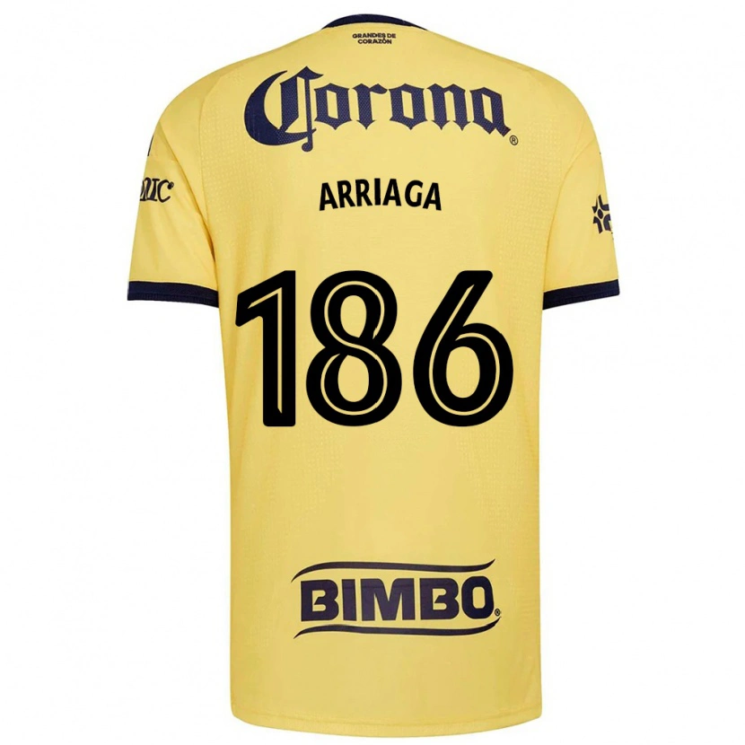 DanxenレディースDiego Arriaga#186黄赤黒ホームシャツ2026/27ジャージーユニフォーム