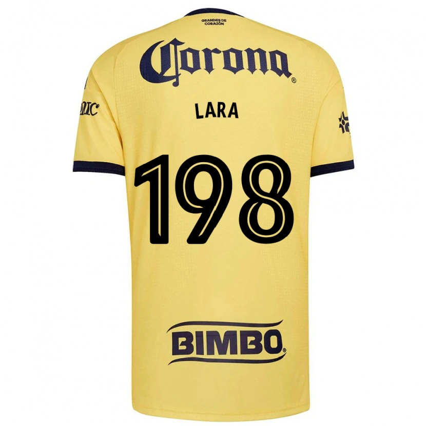 DanxenレディースGuadalupe Lara#198黄赤黒ホームシャツ2026/27ジャージーユニフォーム