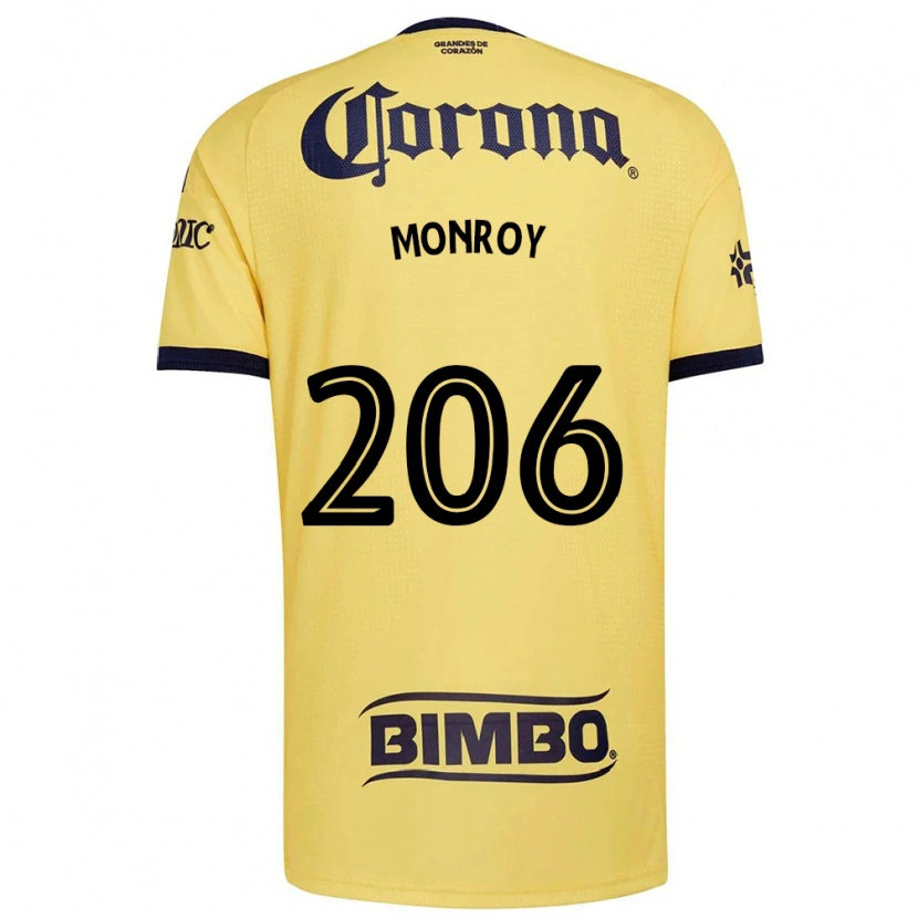 DanxenレディースDiego Monroy#206黄赤黒ホームシャツ2026/27ジャージーユニフォーム