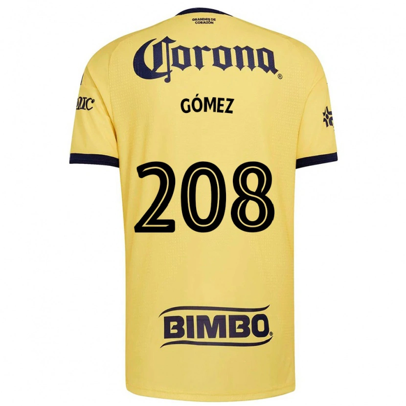 DanxenレディースJosé Gómez#208黄赤黒ホームシャツ2026/27ジャージーユニフォーム