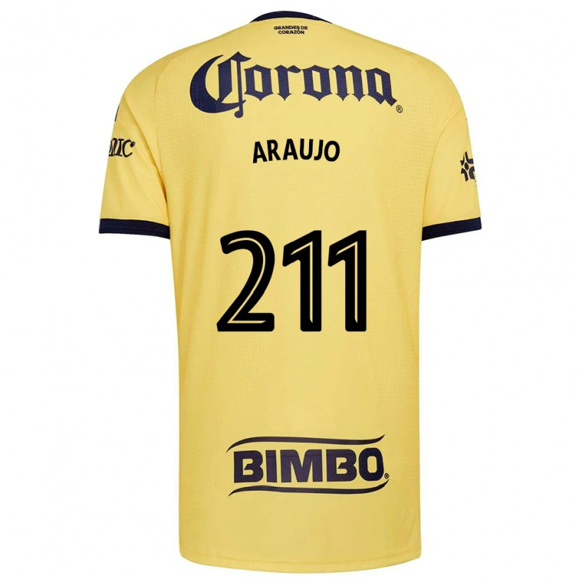 DanxenレディースAndrés Araujo#211黄赤黒ホームシャツ2026/27ジャージーユニフォーム