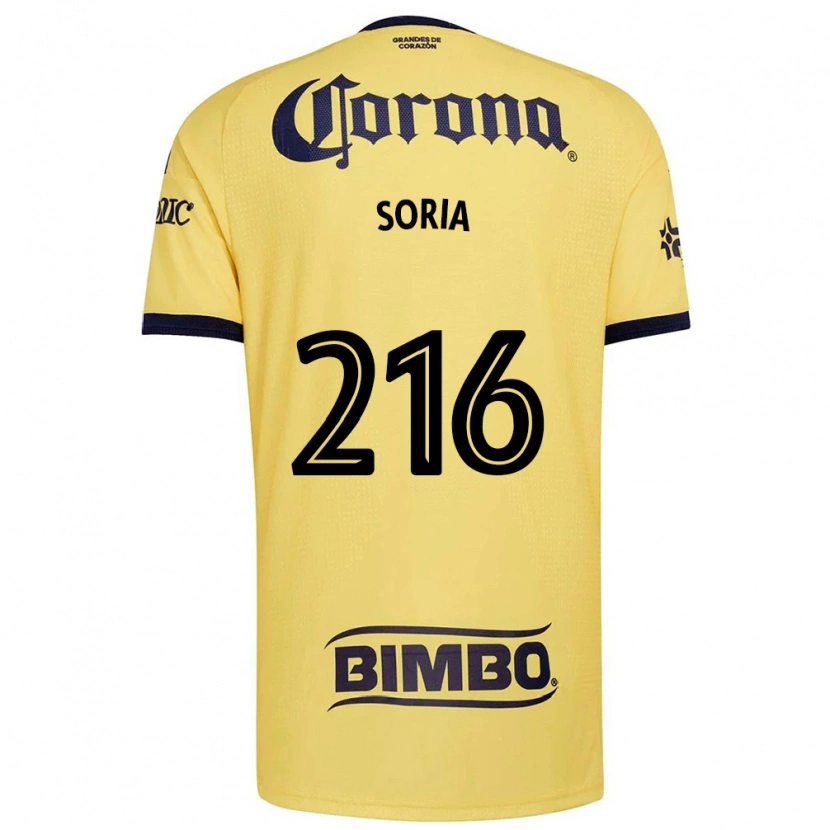 DanxenレディースEmiliano Soria#216黄赤黒ホームシャツ2026/27ジャージーユニフォーム