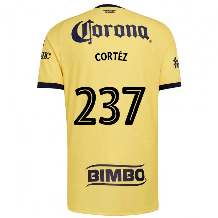 DanxenレディースGuillermo Cortéz#237黄赤黒ホームシャツ2026/27ジャージーユニフォーム