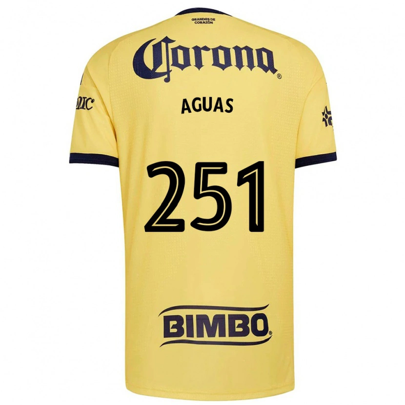 DanxenレディースBrian Aguas#251黄赤黒ホームシャツ2026/27ジャージーユニフォーム