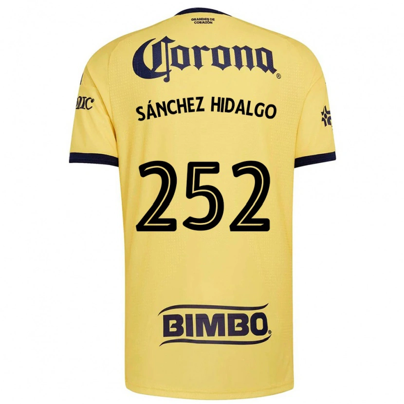 DanxenレディースHoracio Sánchez Hidalgo#252黄赤黒ホームシャツ2026/27ジャージーユニフォーム