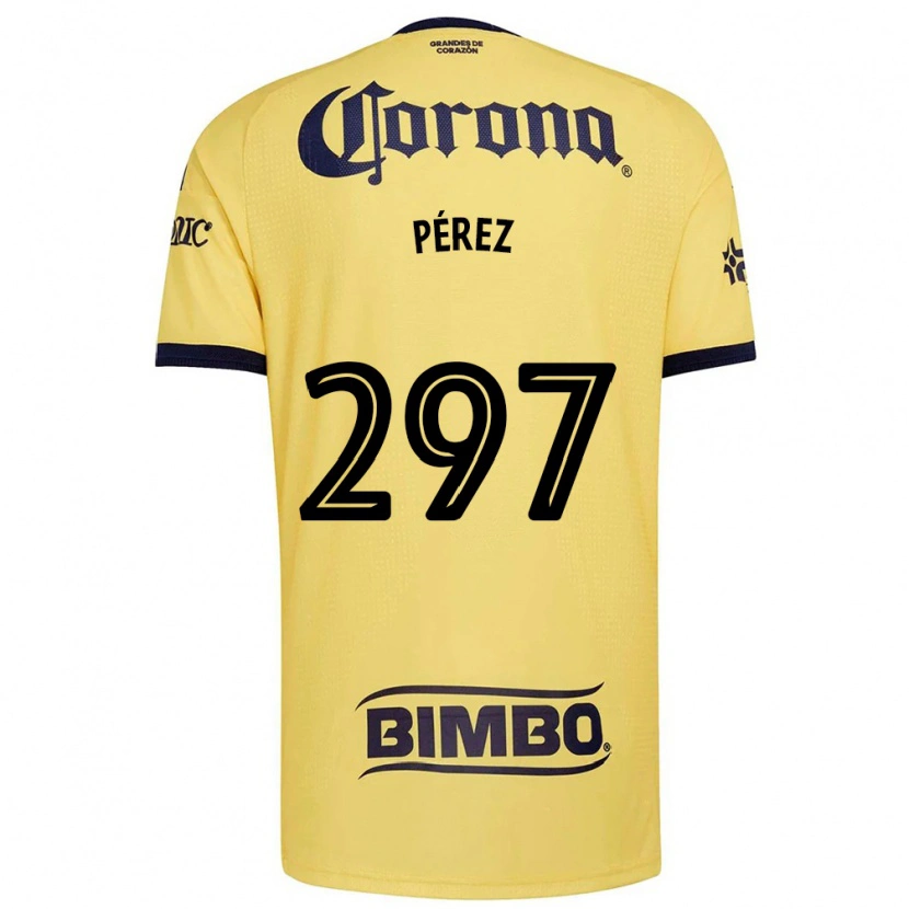 DanxenレディースFroylan Pérez#297黄赤黒ホームシャツ2026/27ジャージーユニフォーム
