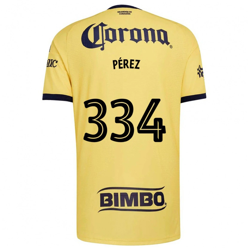 DanxenレディースDiego Pérez#334黄赤黒ホームシャツ2026/27ジャージーユニフォーム