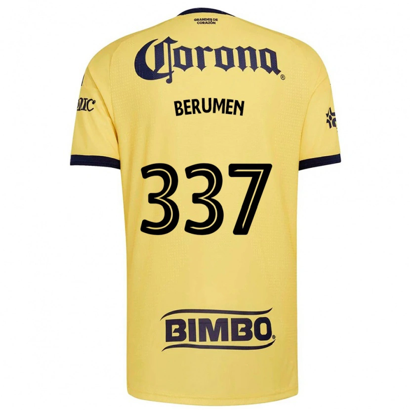 DanxenレディースGabriel Berumen#337黄赤黒ホームシャツ2026/27ジャージーユニフォーム