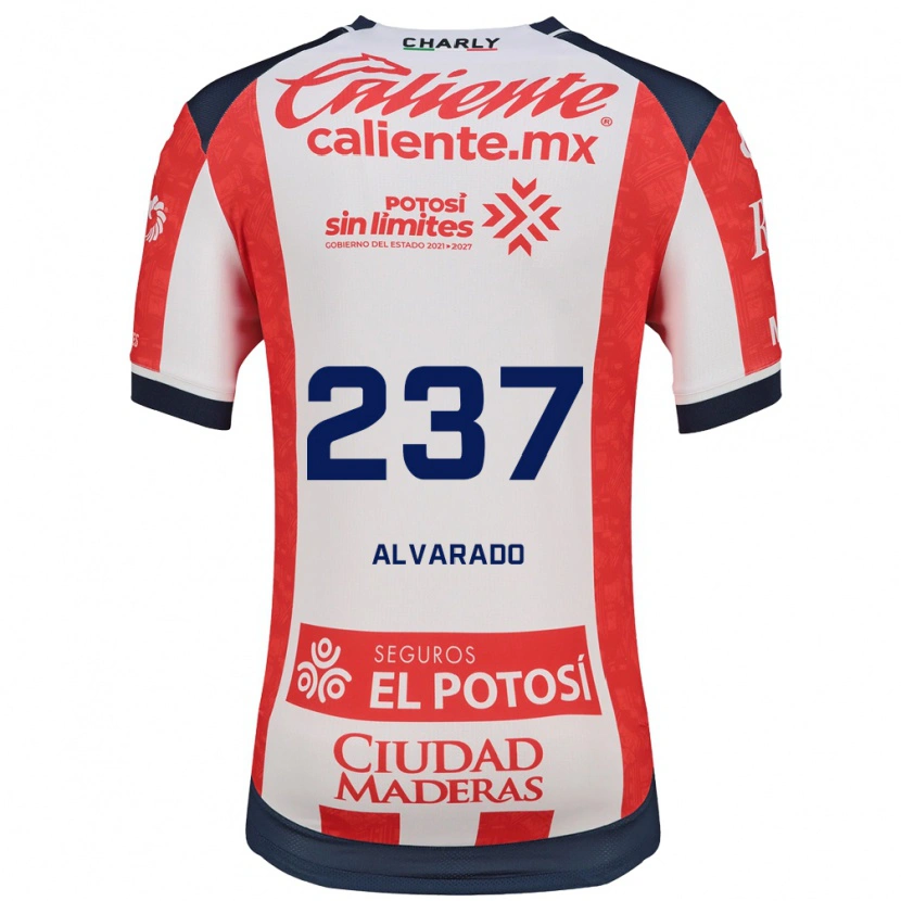 DanxenレディースLuis Alvarado#237赤白黒ホームシャツ2026/27ジャージーユニフォーム
