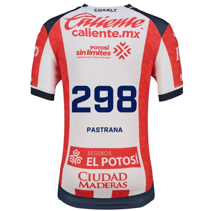 DanxenレディースLeonardo Pastrana#298赤白黒ホームシャツ2026/27ジャージーユニフォーム