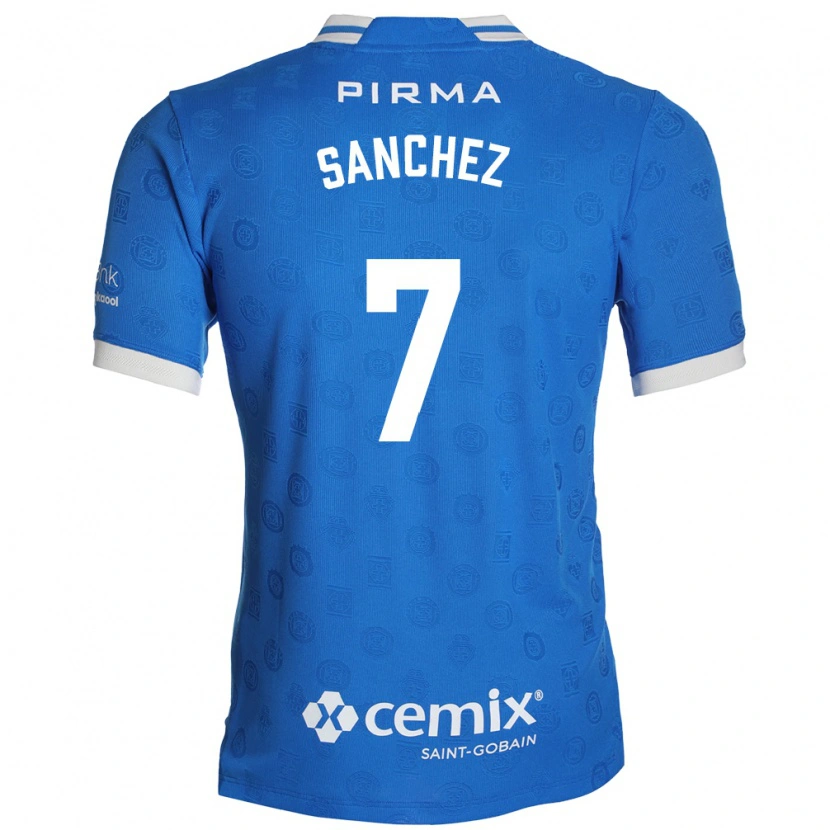 DanxenレディースAndrea Sanchez#7青白赤ホームシャツ2026/27ジャージーユニフォーム