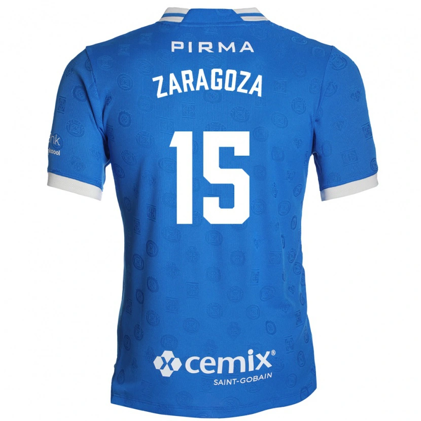 DanxenレディースNancy Zaragoza#15青白赤ホームシャツ2026/27ジャージーユニフォーム