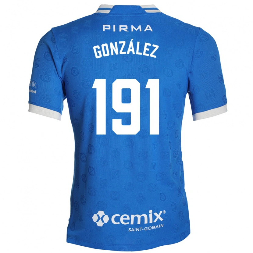 DanxenレディースAlejandro González#191青白赤ホームシャツ2026/27ジャージーユニフォーム
