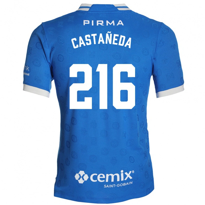 DanxenレディースIan Castañeda#216青白赤ホームシャツ2026/27ジャージーユニフォーム