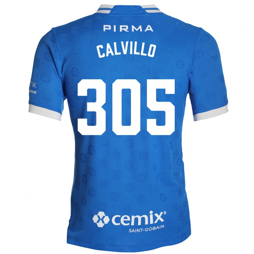 DanxenレディースCarlos Calvillo#305青白赤ホームシャツ2026/27ジャージーユニフォーム