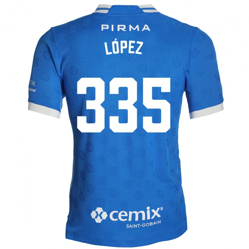DanxenレディースAlfredo López#335青白赤ホームシャツ2026/27ジャージーユニフォーム