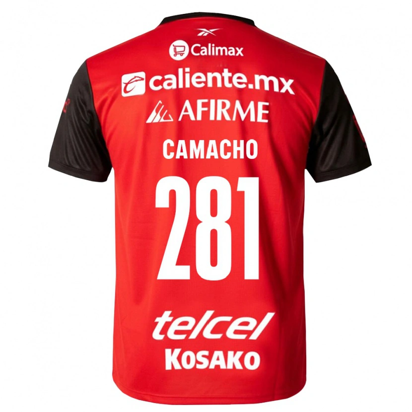 DanxenレディースJavier Camacho#281黒赤ホームシャツ2026/27ジャージーユニフォーム