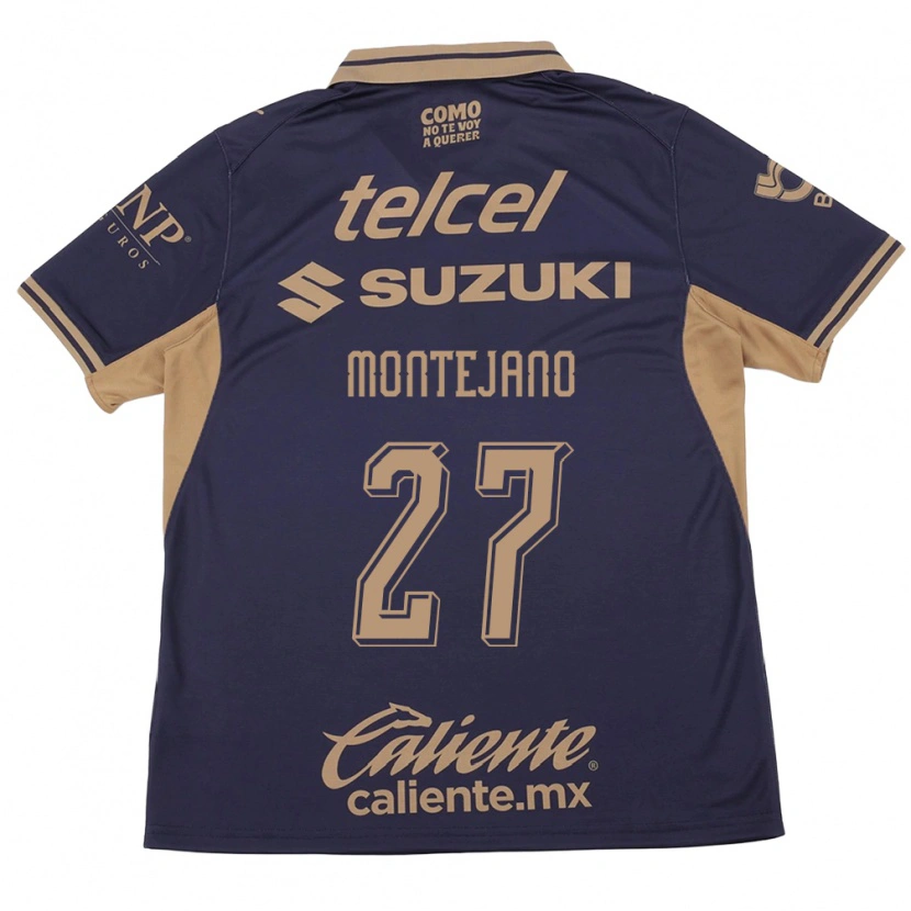 Danxenレディースエマヌエル・モンテハーノ#27紫茶ホームシャツ2026/27ジャージーユニフォーム