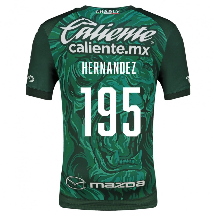 DanxenレディースFernando Hernández#195緑黒ホームシャツ2026/27ジャージーユニフォーム
