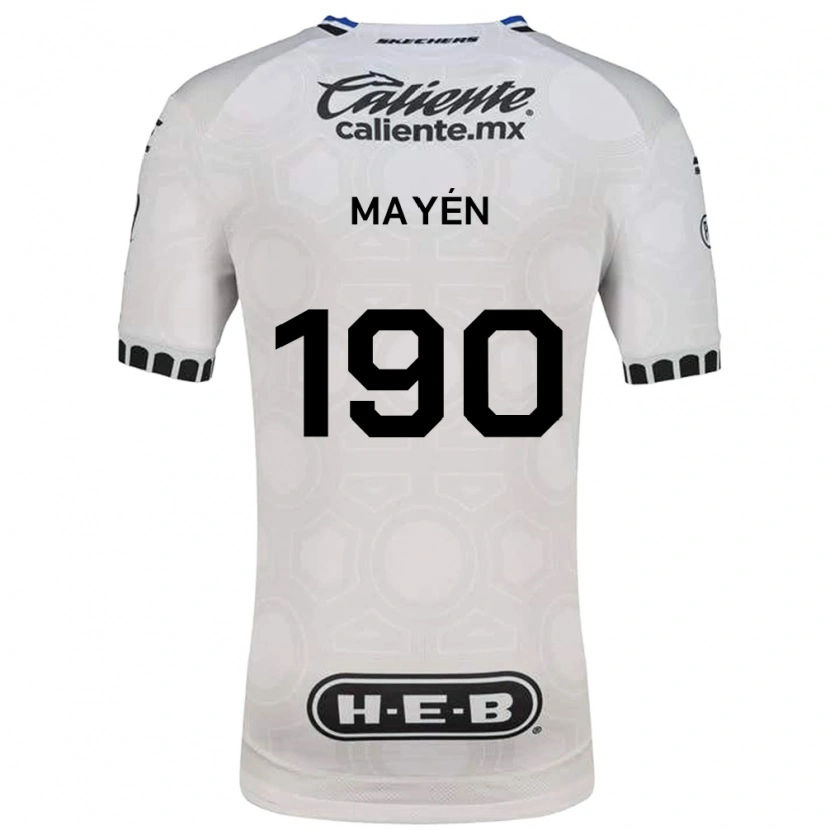 DanxenレディースEduardo Mayén#190白黒青ホームシャツ2026/27ジャージーユニフォーム